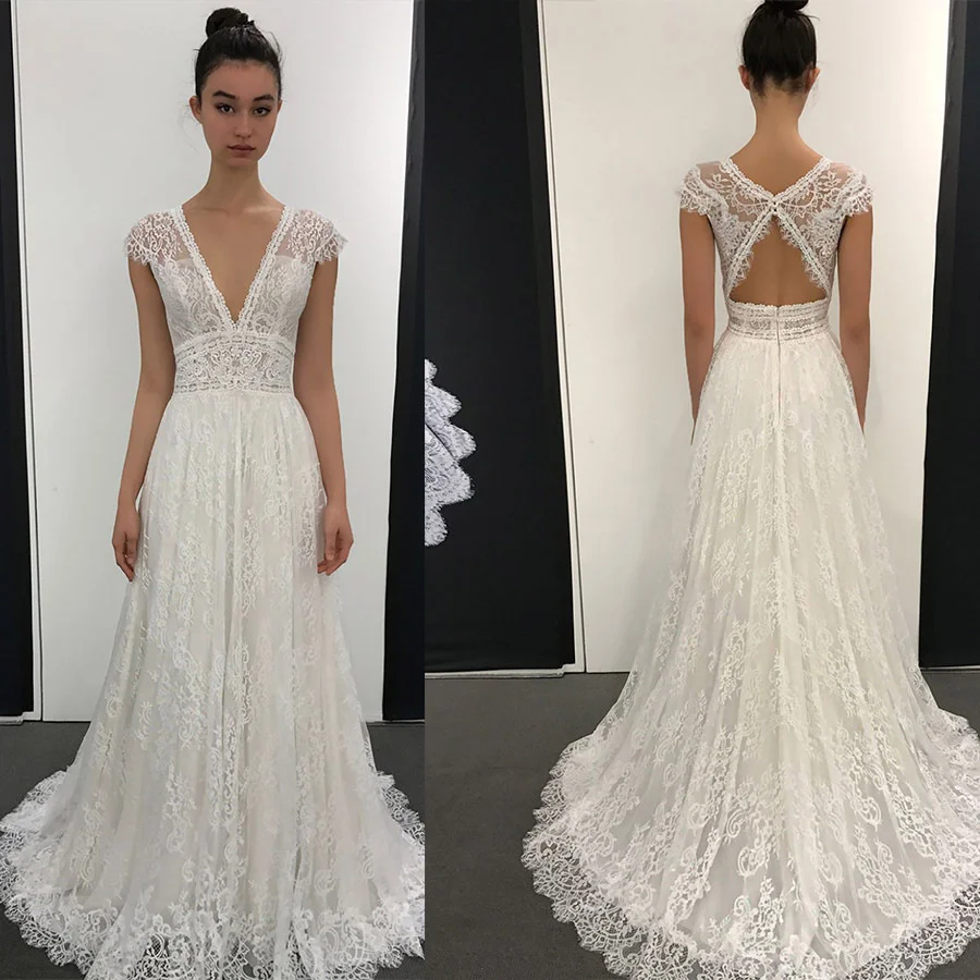 

Fashion Flower Embroidered White Lace Prom Dress Party Night Slim Fit Hollow Out Floor Length Maxi Evening Dress Summer Women