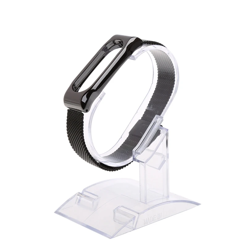 

Magnetic Wristband Stainless Steel Metal Screwless Wrist Strap For Xiaomi Band 2 19QC