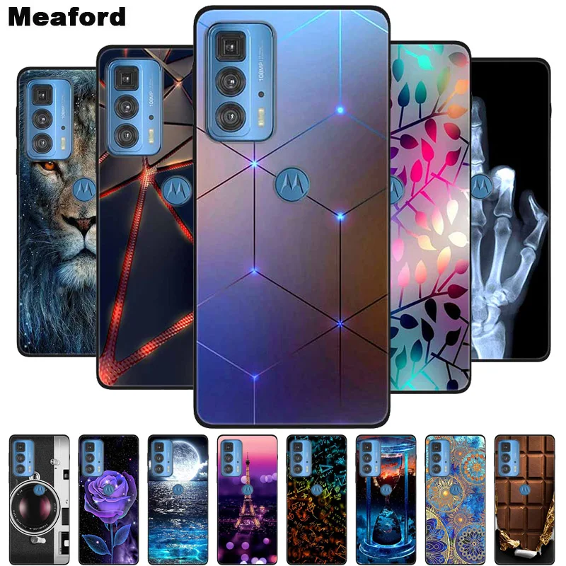 

For Motorola Moto Edge 20 Pro Lite 5G Case Shockproof Soft silicone TPU Back Cover For Moto Edge20 Fusion Pro Phone Cases Cute