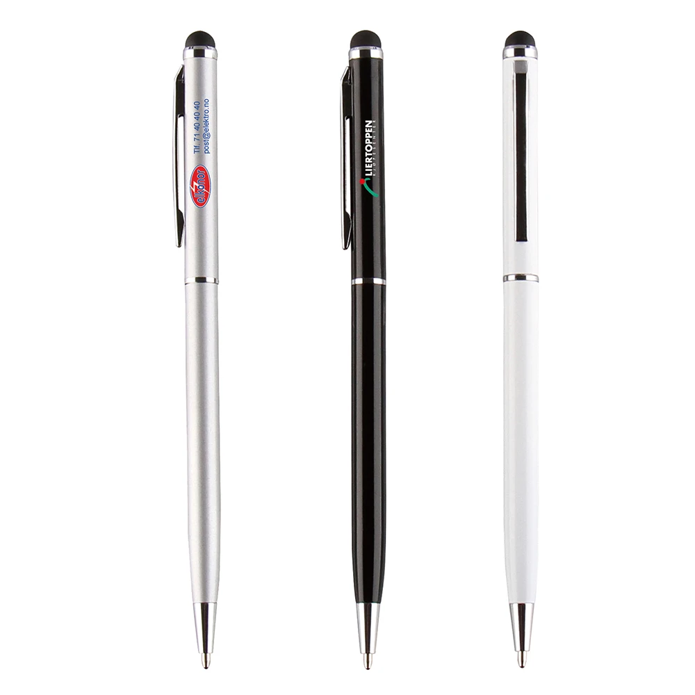 [Бесплатный логотип + Бесплатная доставка] 500 шт./лот металлический стилус промо с