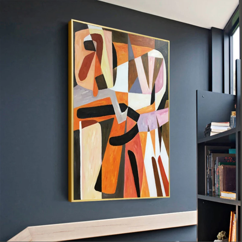 KOWELL ручной Краски ed абстрактная живопись маслом на холсте искусство масляные