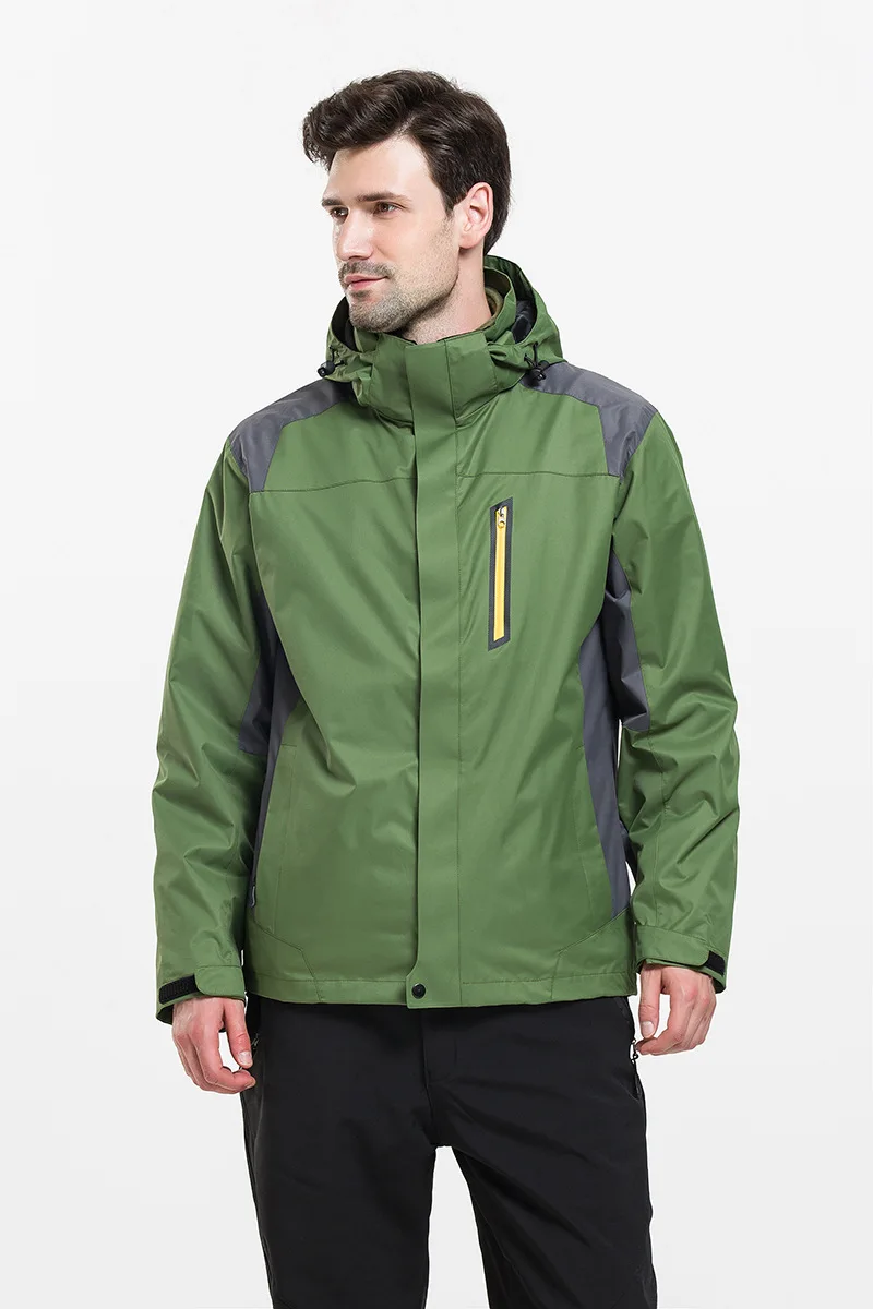 Верхняя одежда для мужчин и женщин-плащ куртка альпинизма лыжный костюм из двух