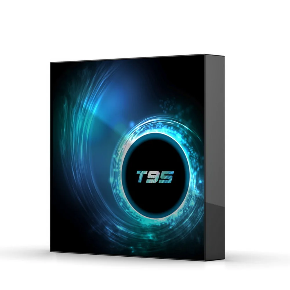 T95 Смарт ТВ коробка Android 10 0 4 Гб 128 64G Allwinner H616 ядра 2 и 5G Wi Fi 1080P H.265 к HD медиа плеер 32