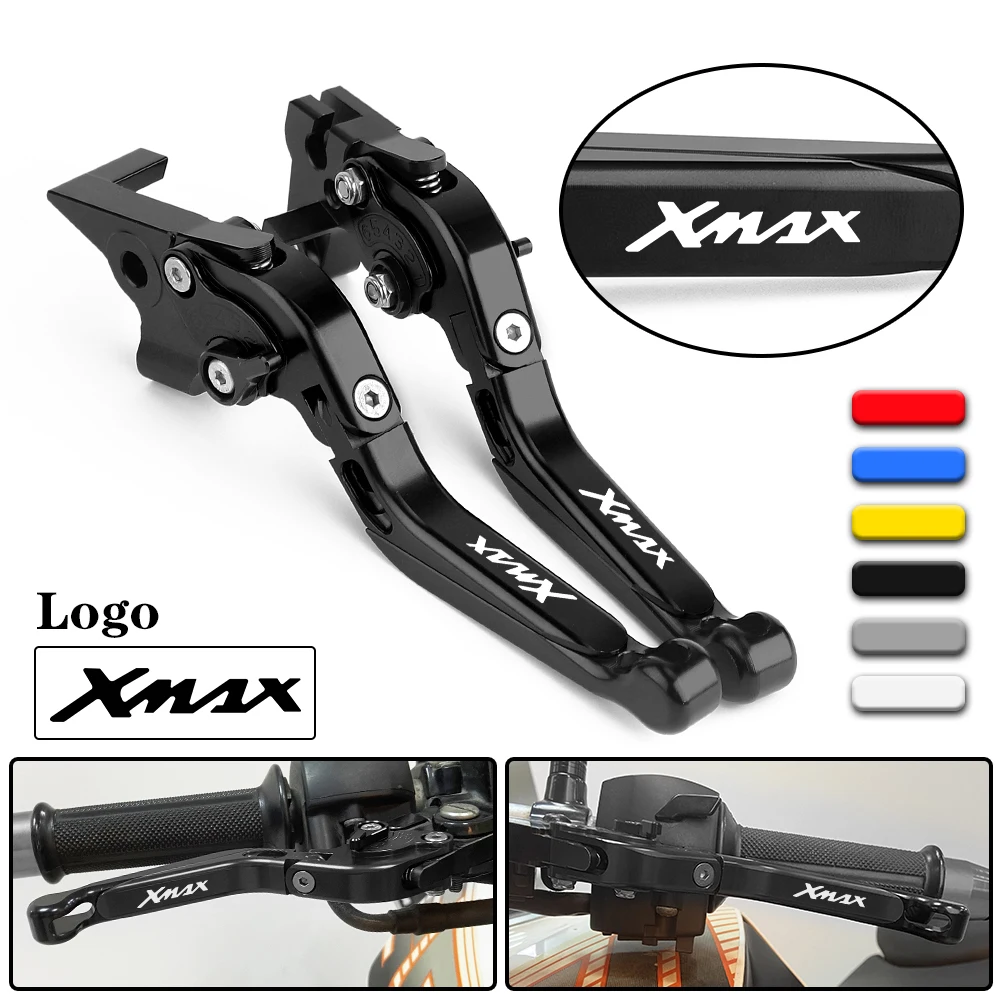 

Складные Выдвижные Тормозные рычаги для скутеров YAMAHA XMAX 250 XMAX300 XMAX 125 XMAX 400 X-MAX 250 300 400-2018