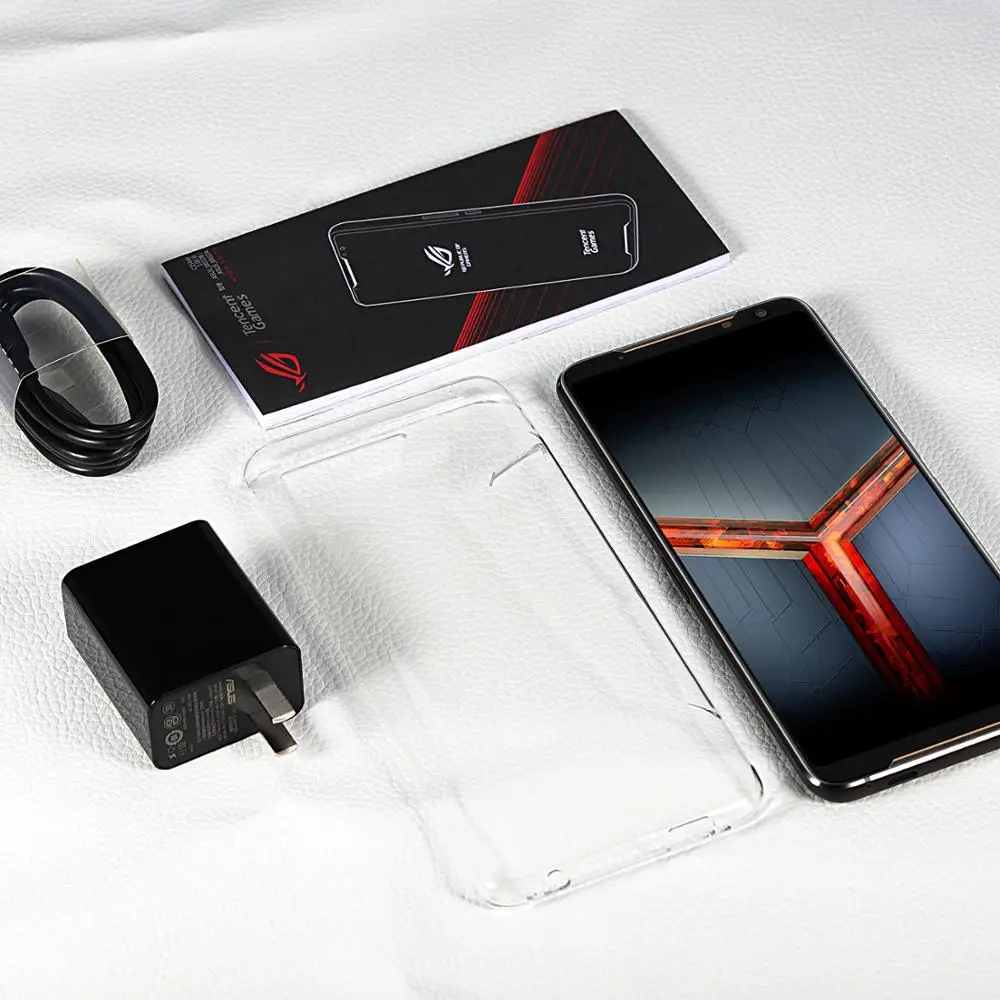 Global Firmwar Asus ROG Phone 2 8 Гб 128 ГБ игровой телефон ROG Phone II ZS660KL 6,59 дюймов 8 Гб 128 ГБ Snapdragon 855+ 6000 мАч мобильный телефон