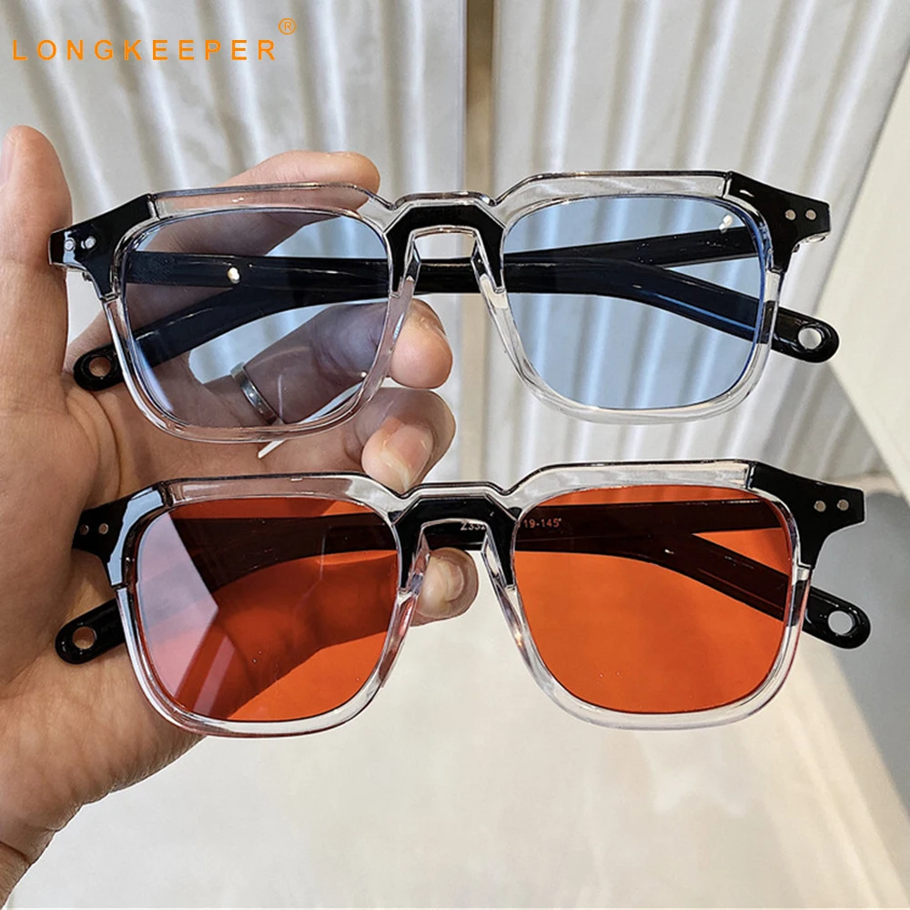 

Солнцезащитные очки в стиле ретро для мужчин и женщин, небольшие квадратные солнечные аксессуары в оправе, с защитой от ультрафиолета UV400