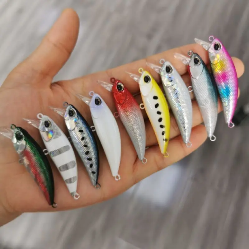 1pcs 48mm 4.3g Heavy Sinking Artificial Bait Mini Minnow Hard Plastic Wobbler Fishing Tackle Accessories 9056 | Спорт и развлечения