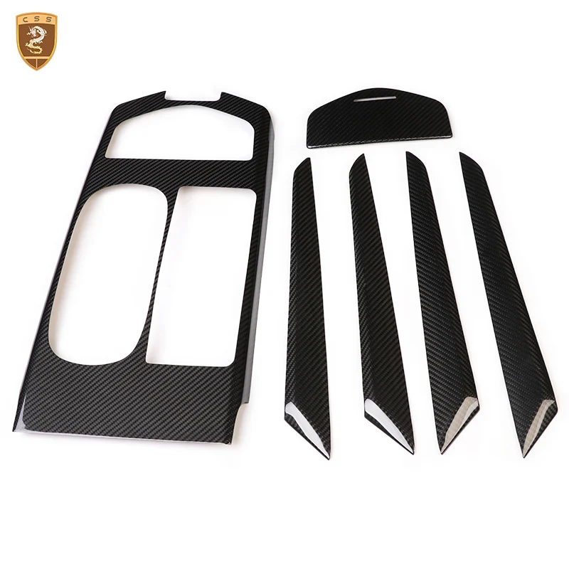 

Внутренняя отделка из натурального углеродного волокна 2016, стандартная модель, комплект приборной панели, Крышка центральной консоли, дверная отделка для Maserati For ghidb5.