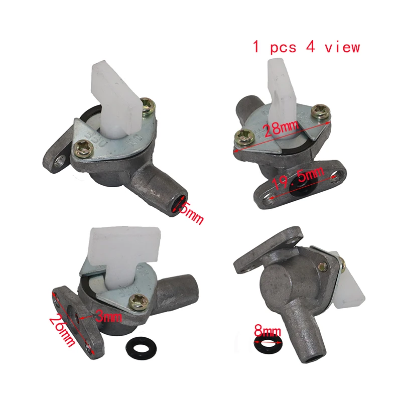 ВКЛ./ВЫКЛ. Топливный газовый клапан мотоцикла кран для бака масла петух