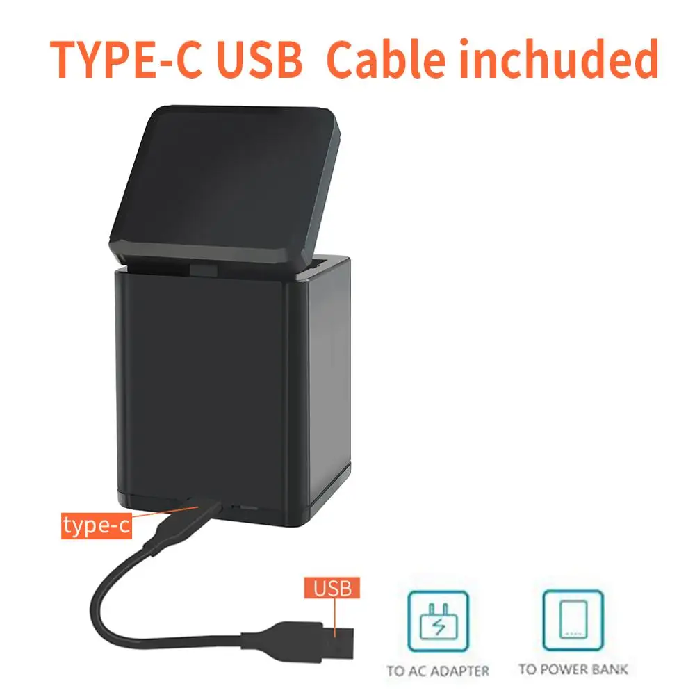Интеллектуальное Быстрое зарядное устройство для DJI Tello 3 в 1 usb коробка хранения