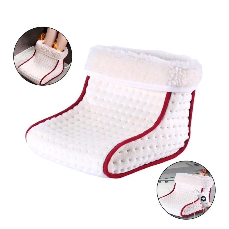 

Portable Electric Warm Foot Warmer Washable Cosy Heated Massager 5 Modes Heat Settings Footwarmer Cushion Thermal House