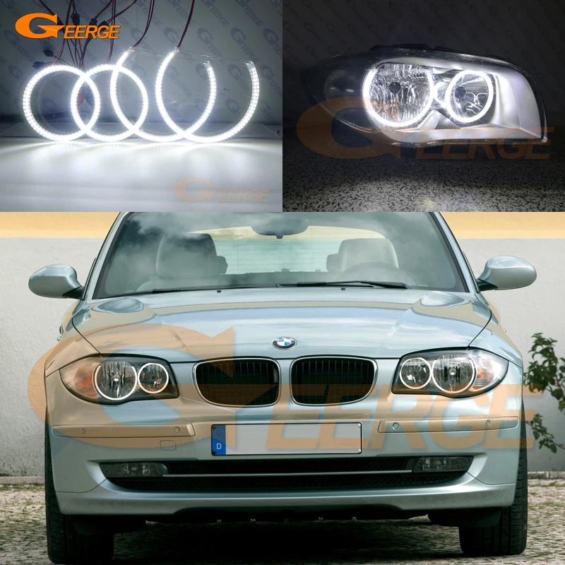 Для BMW 1 серия E81 E82 E87 E88 отличный ультра яркий SMD светодиодный комплект колец