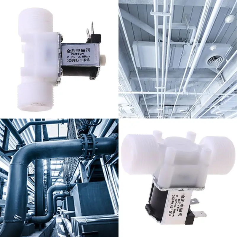 Модный 3/4 &quotDC12V PP N/O Электрический электромагнитный клапан устройство управления