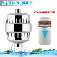 new bathroom shower filter bathing water filter purifier water treatment health softener chlorine water purifier set