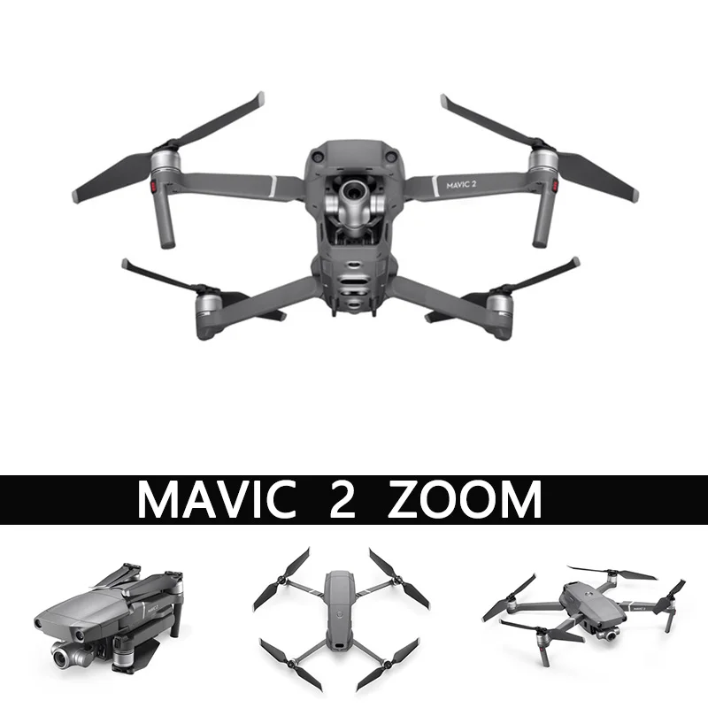 Дрон DJI Mavic 2 Zoom радиус 8км камера 4К HDR от Hasselblad с однодюймовым CMOS сенсором