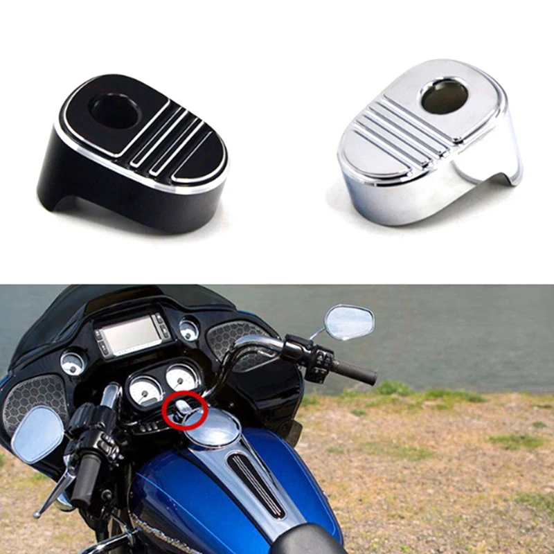 

Motorcycle Metal Ignition Switch Cover for Touring Street Road Glide 14-17