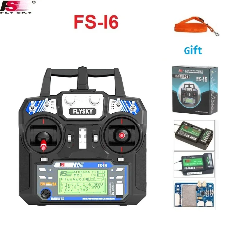 Flysky FS i6 I6 2 4G 6ch передатчик Радиоуправляемый пульт дистанционного управления с iA6