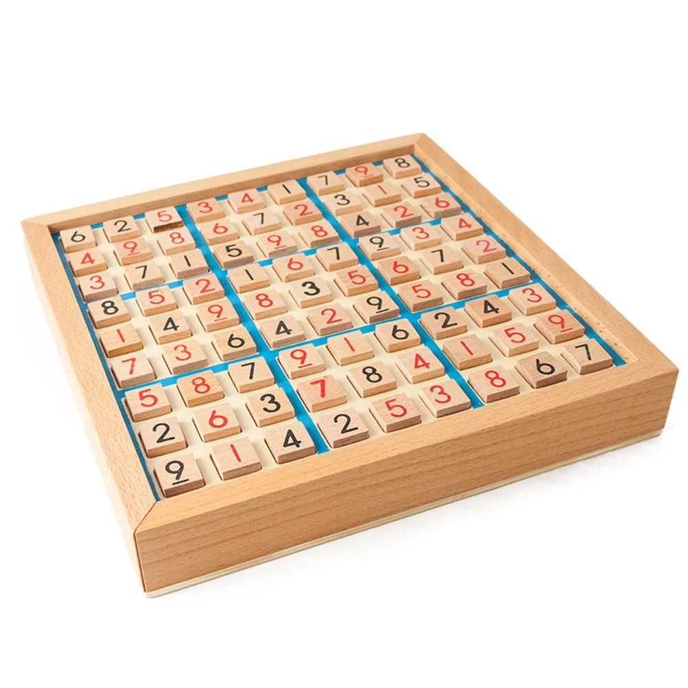 

Wooden Sudoku Chess Game Adults Logical Thinking Chess Sudoku Chess Children Board Games Table Toy Education Puzzle Toy