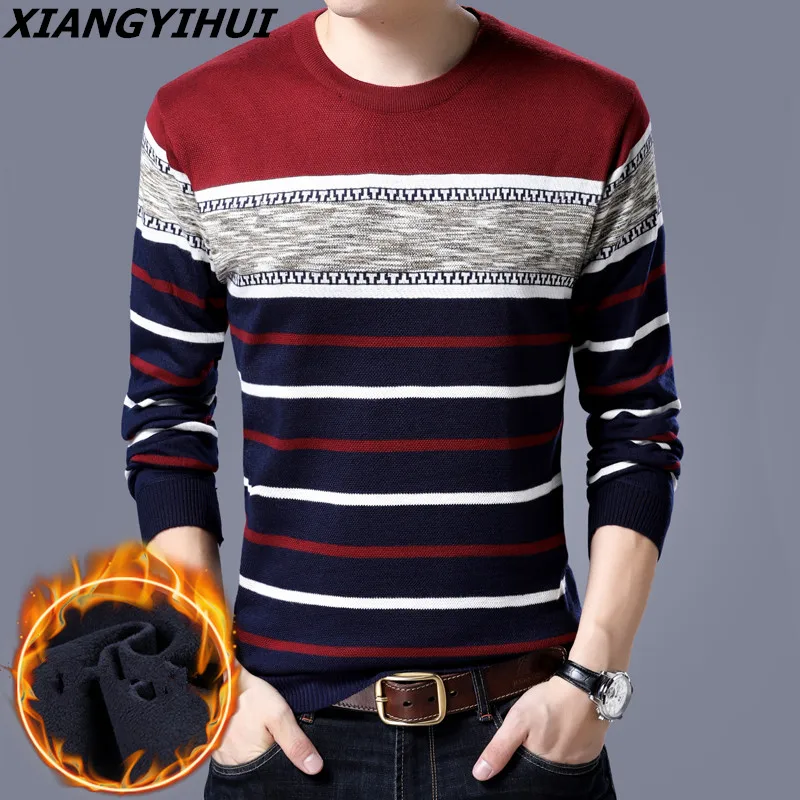 2017 кашемировый полосатый Мужской пуловер мужские свитера oodji мужской