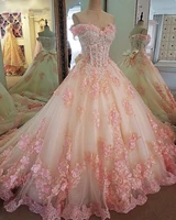 elegant sweetheart neck ball gown quinceanera dress appliques debutante dress for vestido de 15 anos