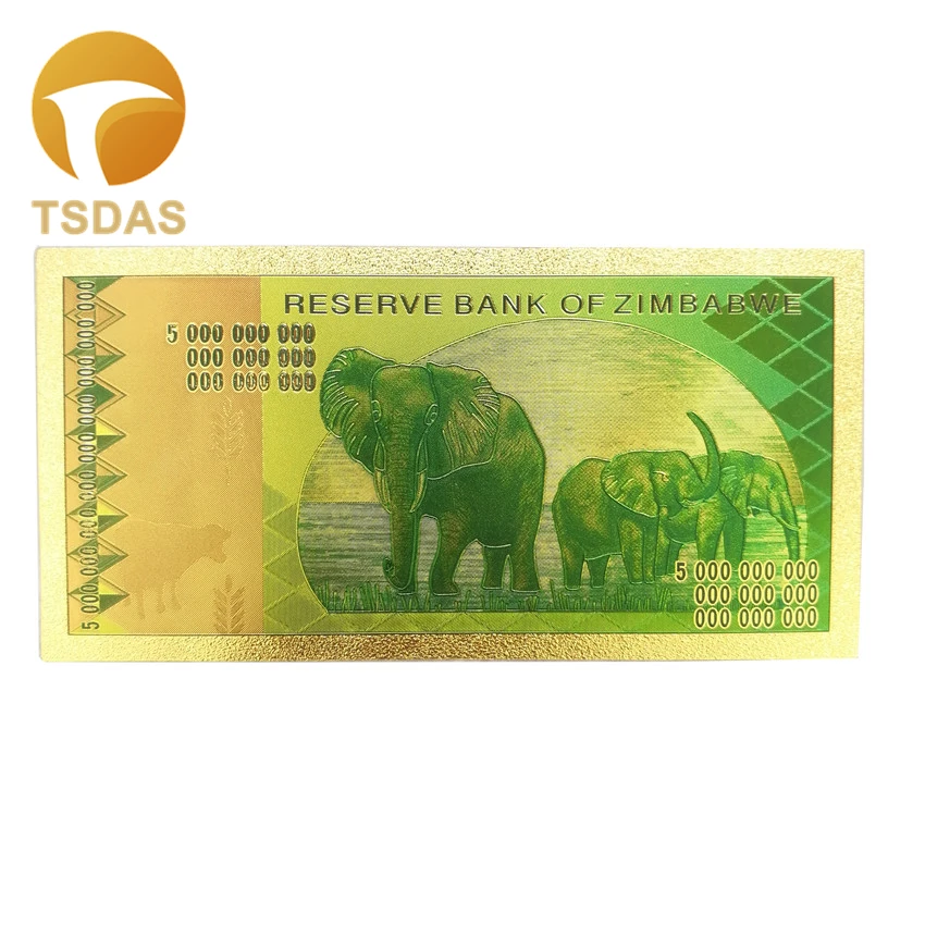 Золотые банкноты с пятью восемью долларами 10 шт./лот|Золотые банкноты| |