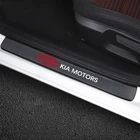 Автомобильная дверь из углеродного волокна 3D наклейка на порог для Kia Sportage 3 4 QL Rio K2 Optima Sorento Picanto Ceed Forte Cadenza K9 Soul