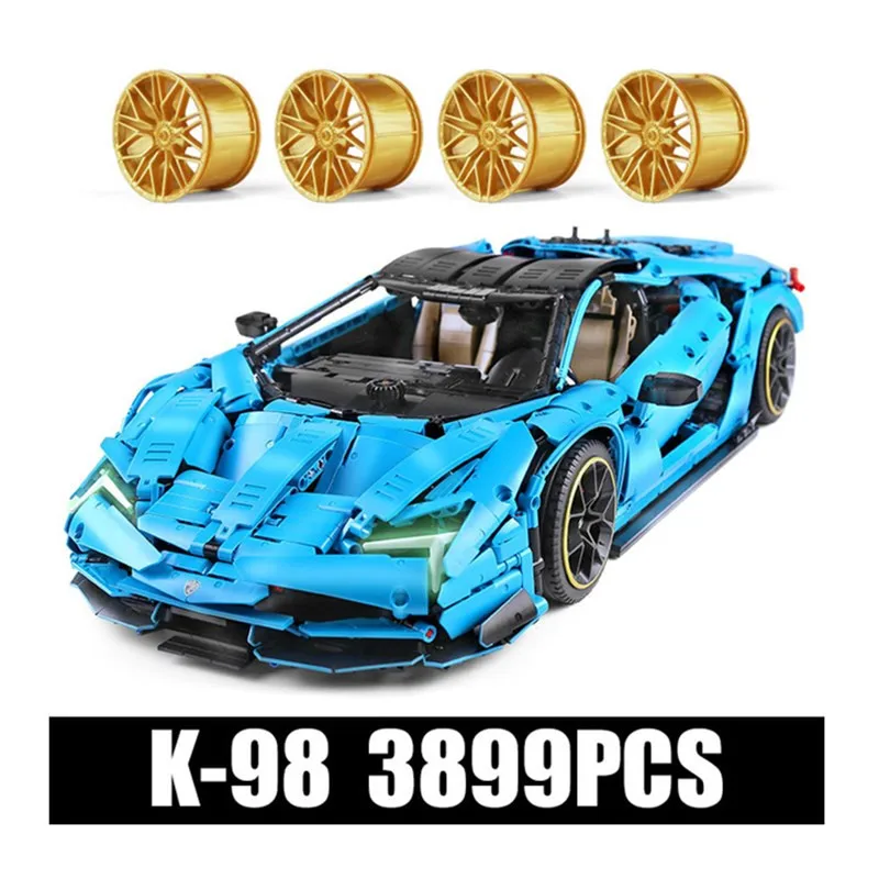 

IN STOCK K98 Techic Car Model MOC-39933 Lamborghinis Centenario 1:8 Hypercar Model Building Blocks Bricks Kid Gift C61041