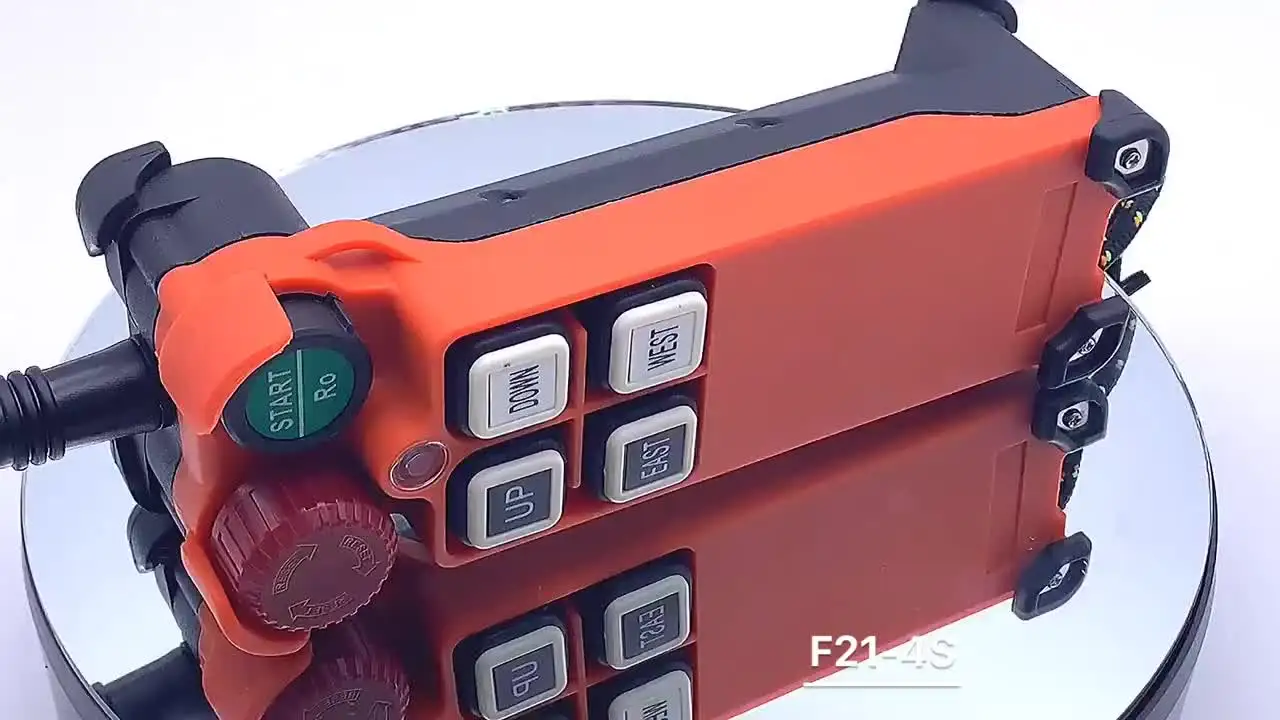 

F21-4S TELECRANE подъемник 4-канальный кнопочный односкоростной беспроводной кран беспроводной пульт дистанционного управления 24 Вольт 12 В 220 В 380 ...