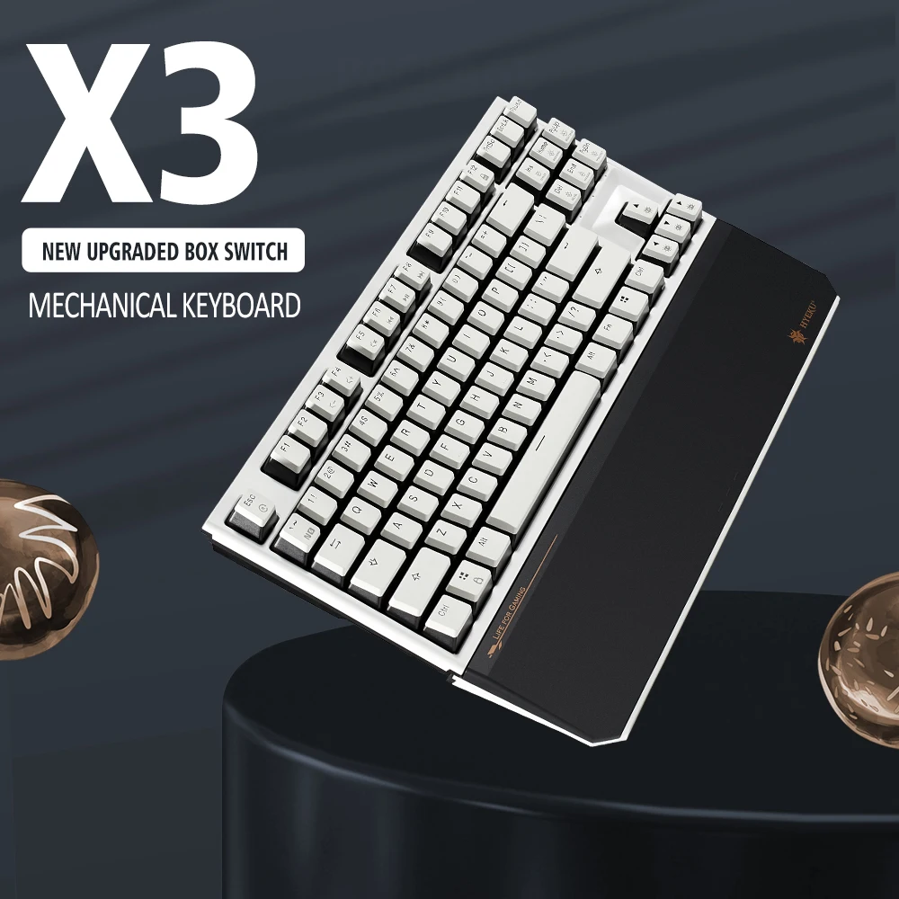 Игровая механическая клавиатура HEXGEARS X3 подставка для рук 87 клавиш PBT Kailh с