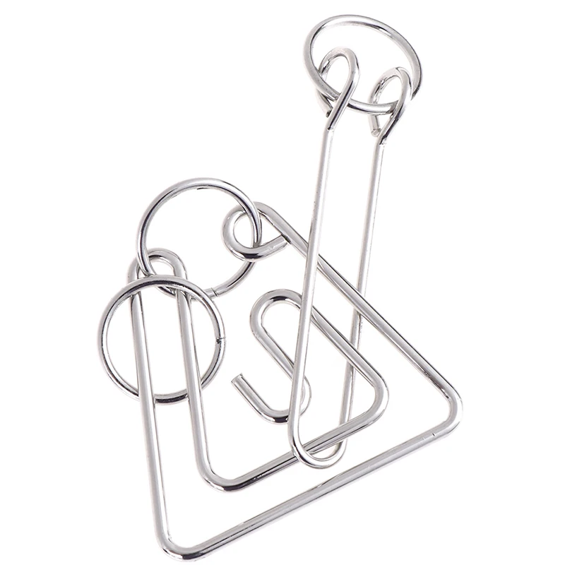 Новое сложное металлическое кольцо-головоломка игра-головоломка для мозга