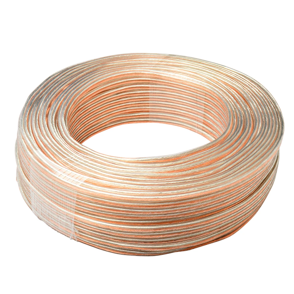 TRIUMPHCABLE 10 метров спикер кабель 0 5/0 75/1 0/1 5/2 0/2 5/3 мм ПВХ луженая медь золото и серебро