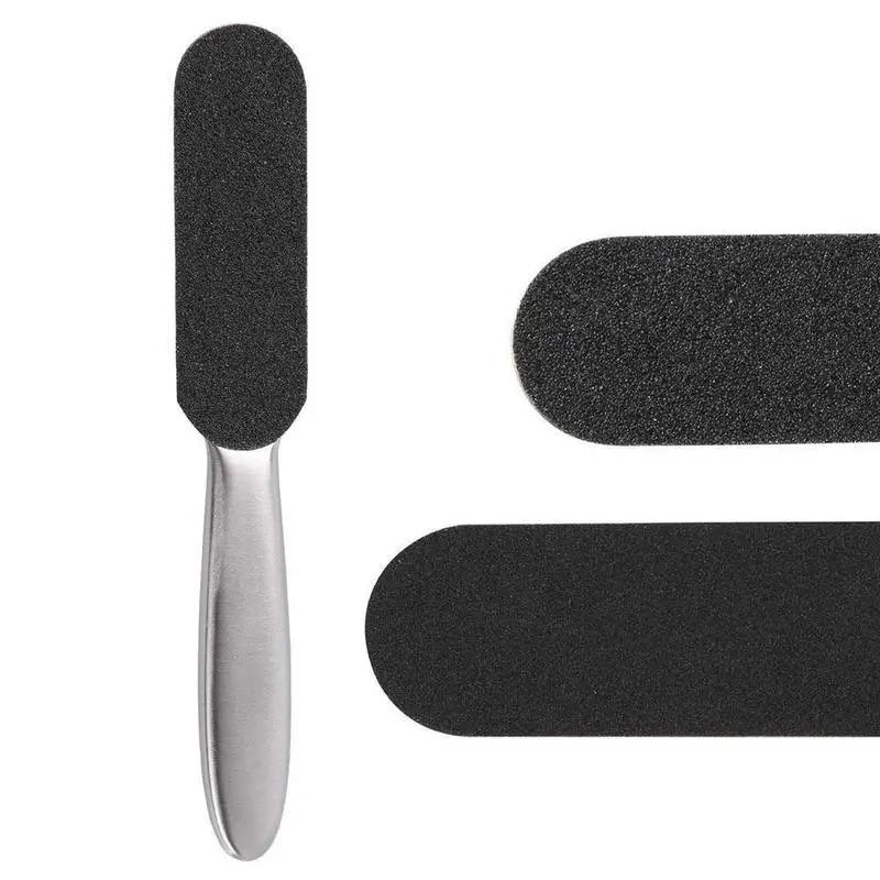 11 шт./компл. педикюр уход за ногами с металлической ручкой и рашпиль ткань для ног