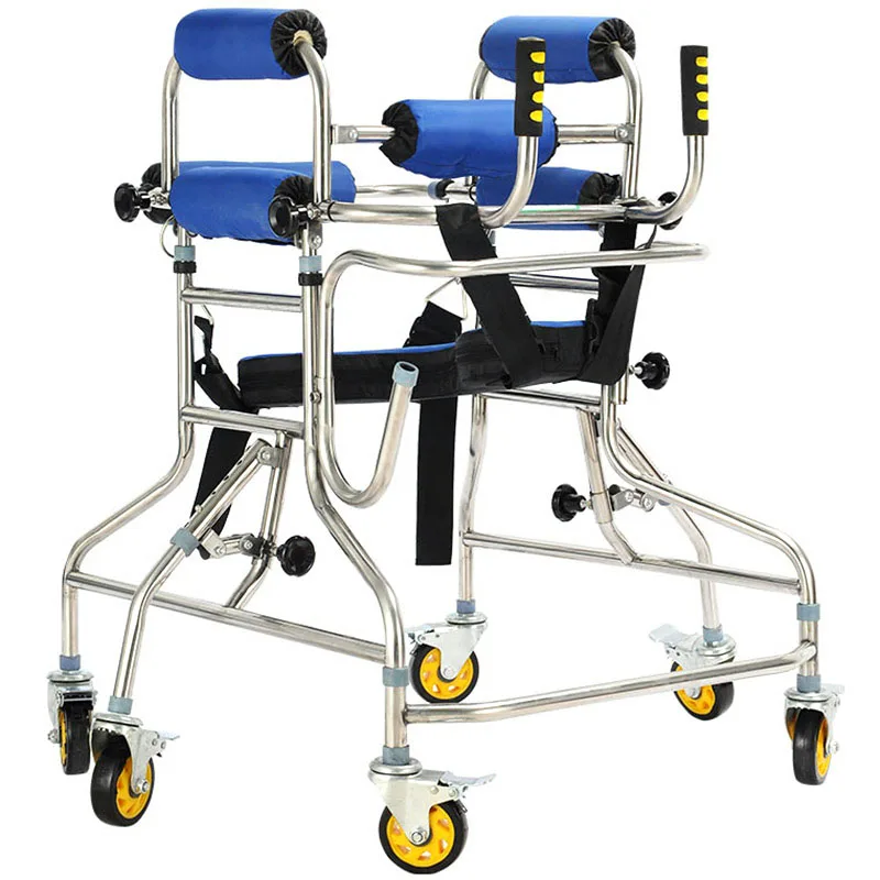 6 колес детские ходунки для предотвращения опрокидывания нижних конечностей