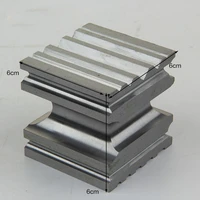 multifunctional square steel doming dapping block high hardness four sided iron channel punch forming tool for jewelry
