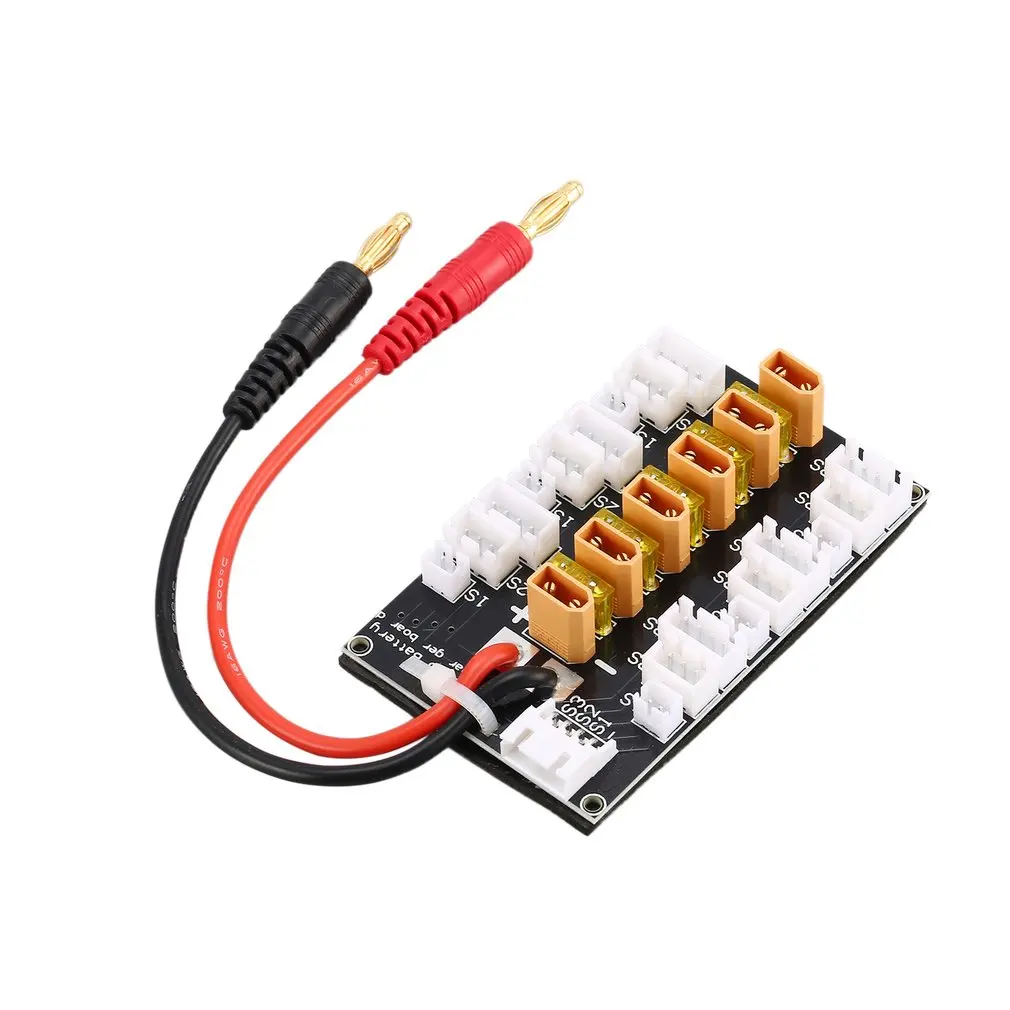 6 упаковок XT30 1S 3S 20A Plug Lipo батарея параллельная зарядная плата для IMAX B6 зарядное