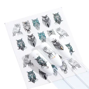 Наклейки для ногтей, Переводные, цветные, 1 шт., TRSTZ608-637-1