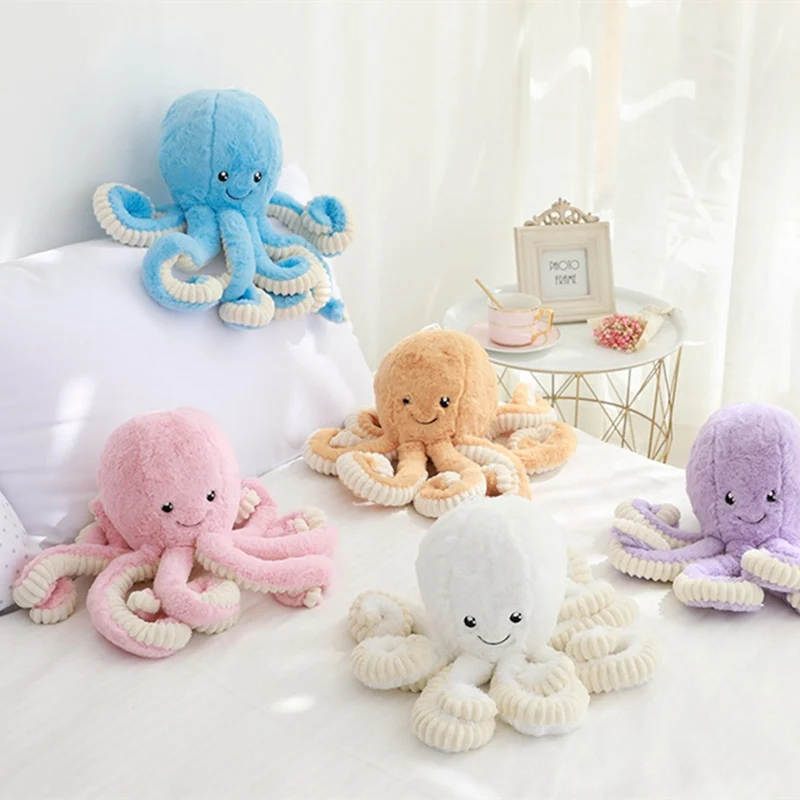 Cute Octopus Plush Doll Toy For Kids Children's Birthday Holiday Gift 2020 Home Accessories Children Sleep Toys | Игрушки и хобби