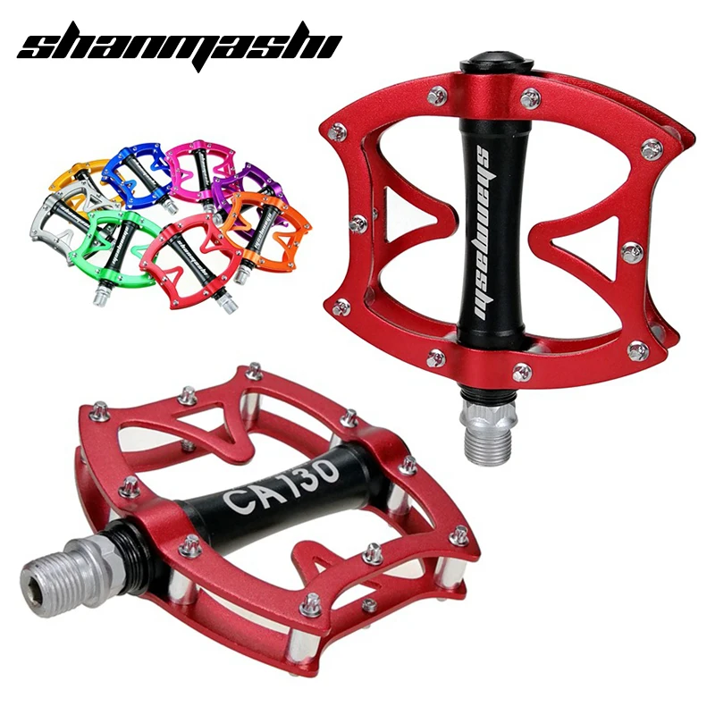 Велосипедные педали SMS нескользящая широкая прочная педаль из алюминиевого