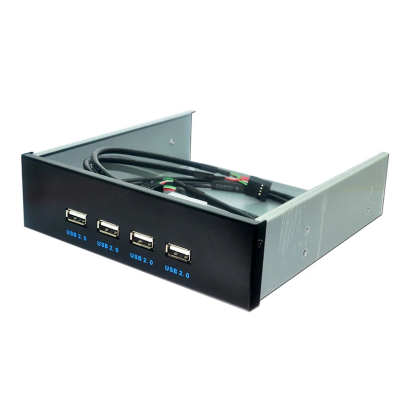 4 порта USB 2 0 Фронтальная панель usb хаб сплиттер адаптеры концентратор