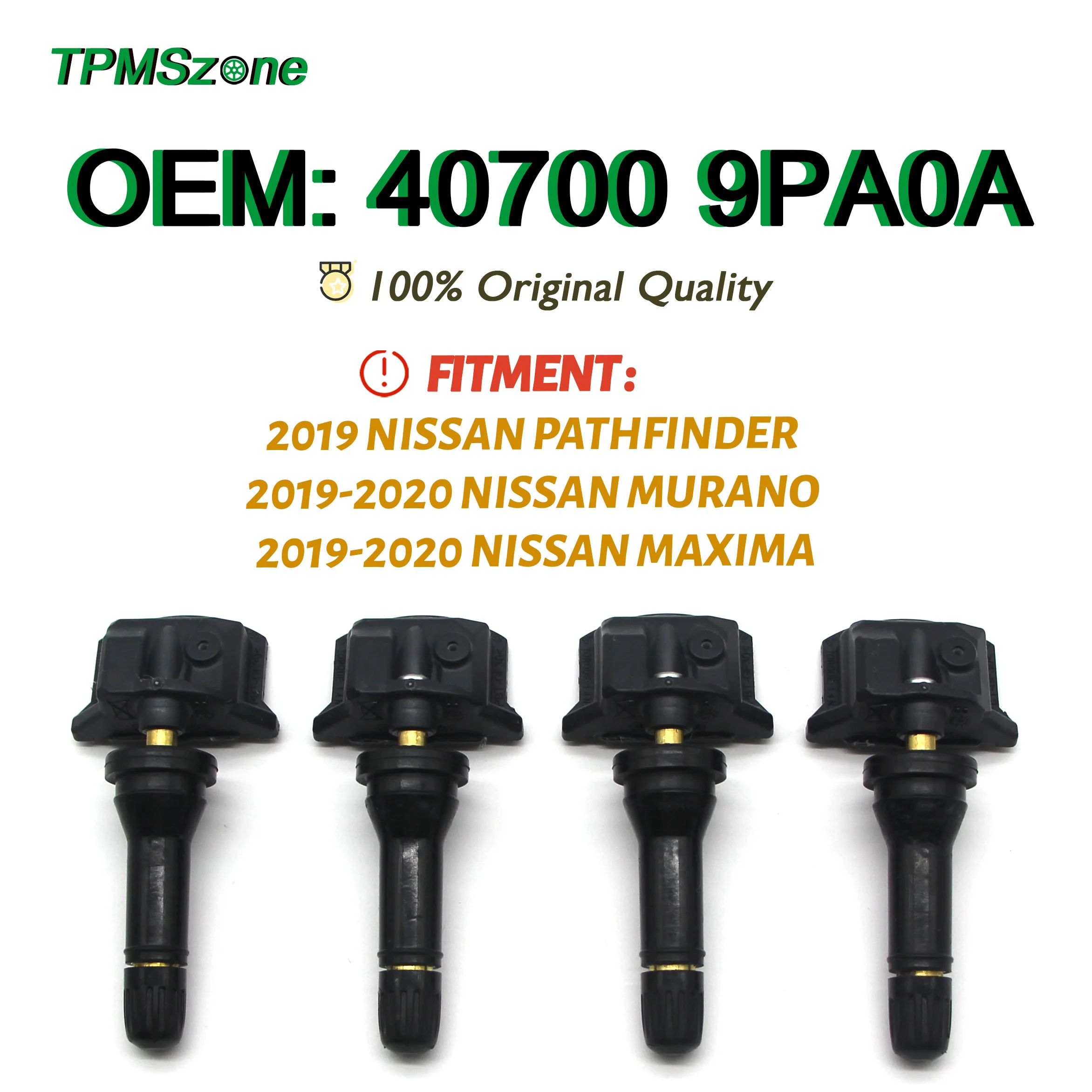 

TPMS 407009PA0A Tire Pressure Monitoring System 433MHz For Nissan Pathfinder Murano Maxima 40700-9PA0A Tyre Air Monitor Sensor