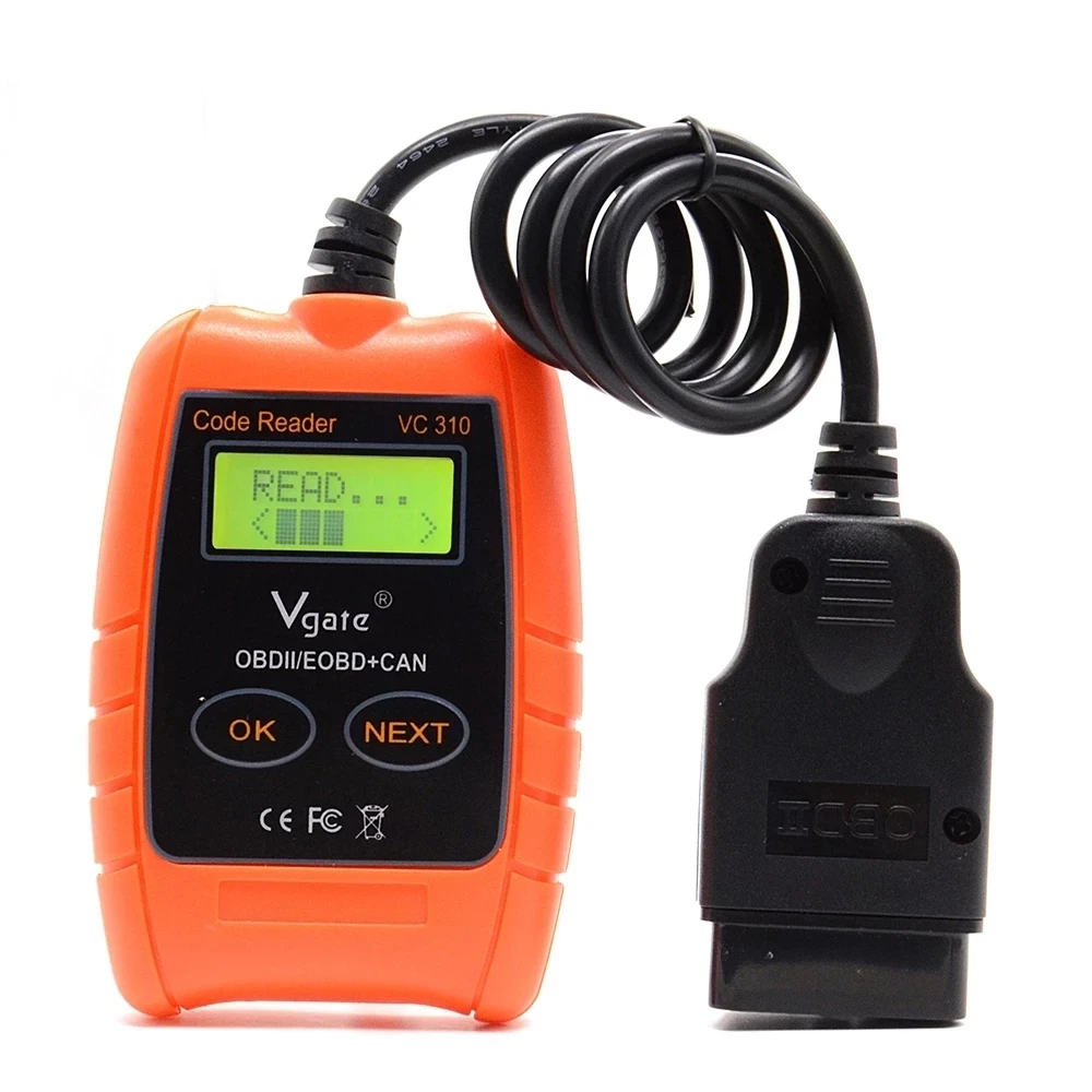 

Vgate VC310 CAN OBD2 Code Reader Automotive Scanner OBD2/EOBD+CAN Code Reader & Cleaner Original Quality
