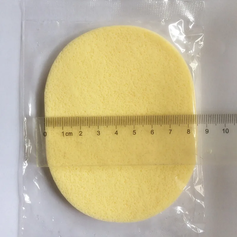 Очищающая губка для мытья лица пуховка из натурального древесного волокна