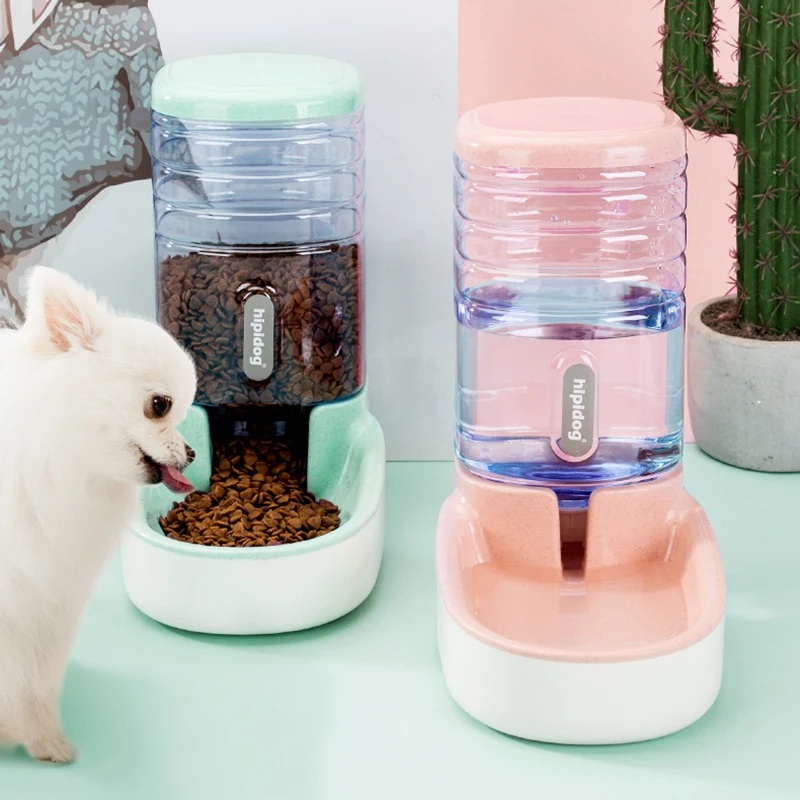 

Dog Drink Fountain Feeder Cat Water Fountain Drinking Water Flowing Non-Plug-in Water Feeding Pet Supplies