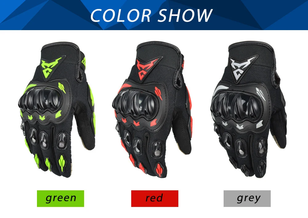 Перчатки мужские мотоциклетные с сенсорным экраном защитное снаряжение для