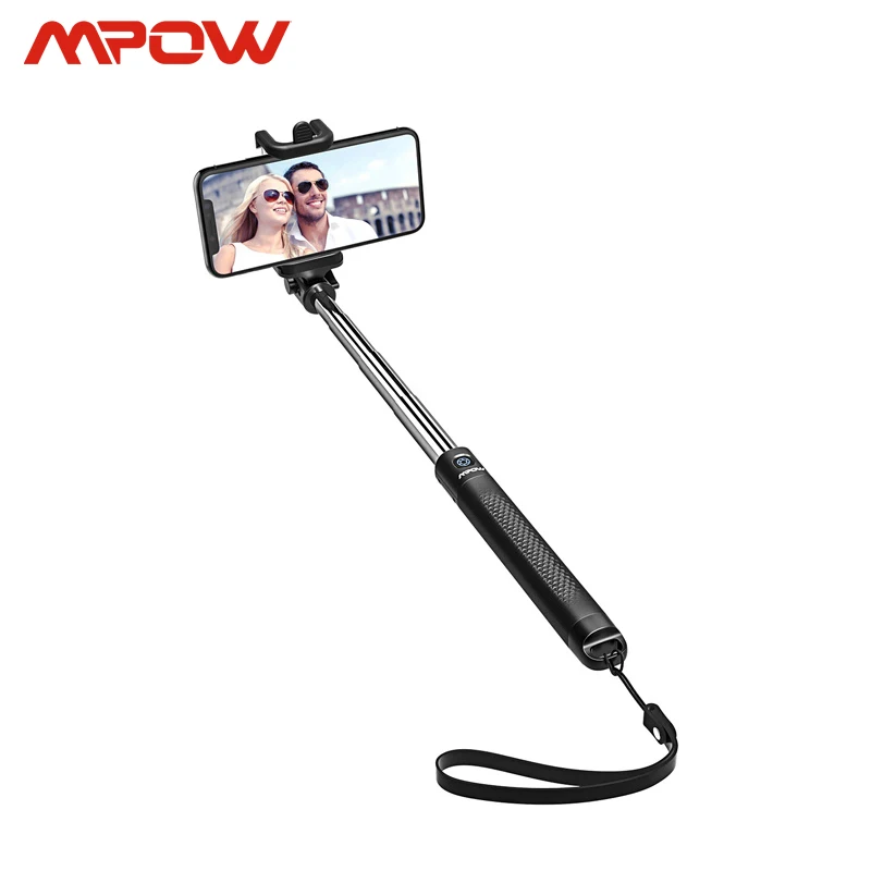 Mpow силиконовая селфи-палка, Bluetooth, монопод для фотосъемки, беспроводная мини Портативная селфи-палка для iPhone, huawei, Xiaomi, samsung