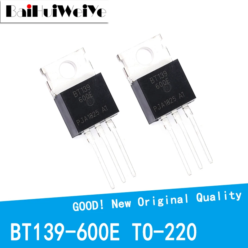 

20PCS/LOT BT139-600E BT139 16A 600V BT139-600 TO-220 TO220 MOSFET P-Channel Field Effect New Original Good Quality Chipset