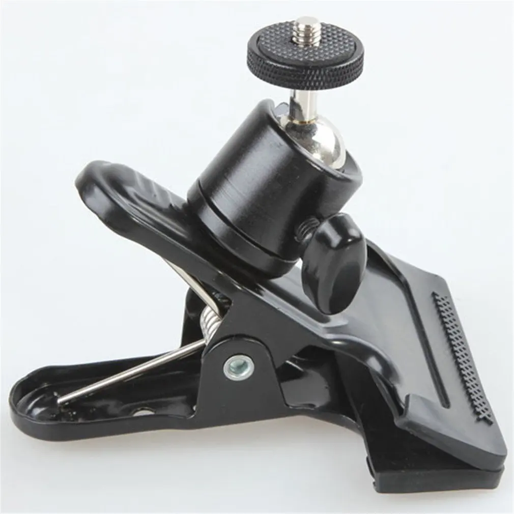 

Clip Clamp Holder Mount with Universal Metal Standard Ball Head 1/4 Screw for Camera Flash Holder Bracket for Photography