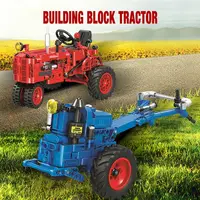 Сборные модели трактора и прицепа а-ля "Лего" #1
