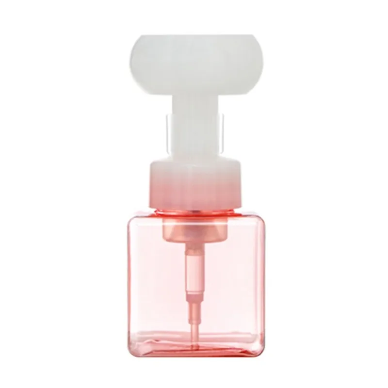 

8.5oz/250ml Flower Foaming Bottle Flower-Shaped Bubble Hand Soap Bottle Facial Cleanser Foam Sub-Bottle Separate Bottling Face