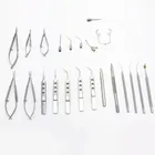 Набор для катаракты, 21 шт., офтальмологические инструменты, титановый сплавнержавеющая сталь